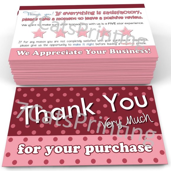 Poshmark Thank You Cards - Picture 5 of 7